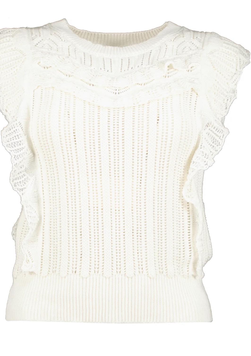 Stella Crochet Sweater Tank Product Image