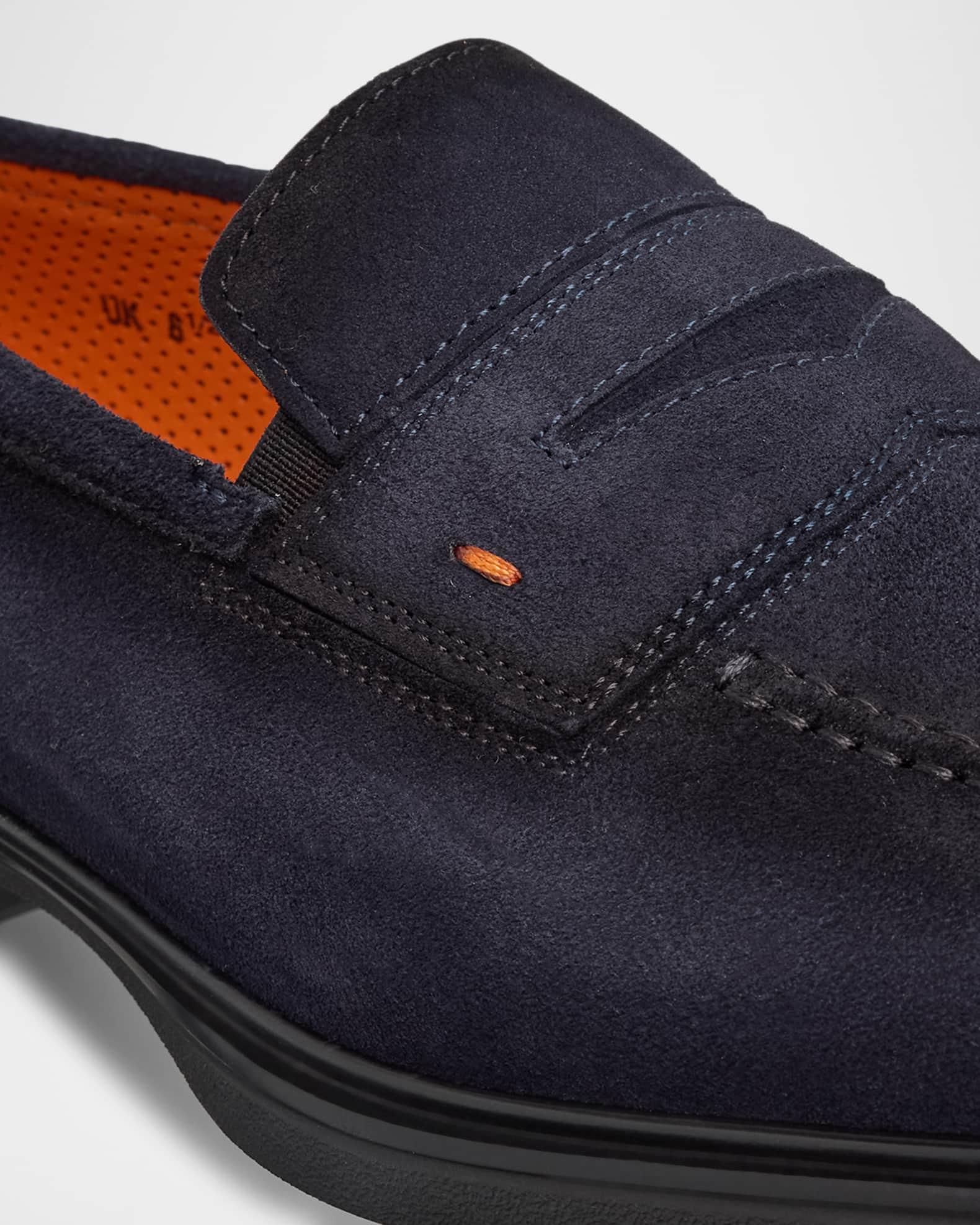 Men's Easy Suede Penny Loafers Product Image