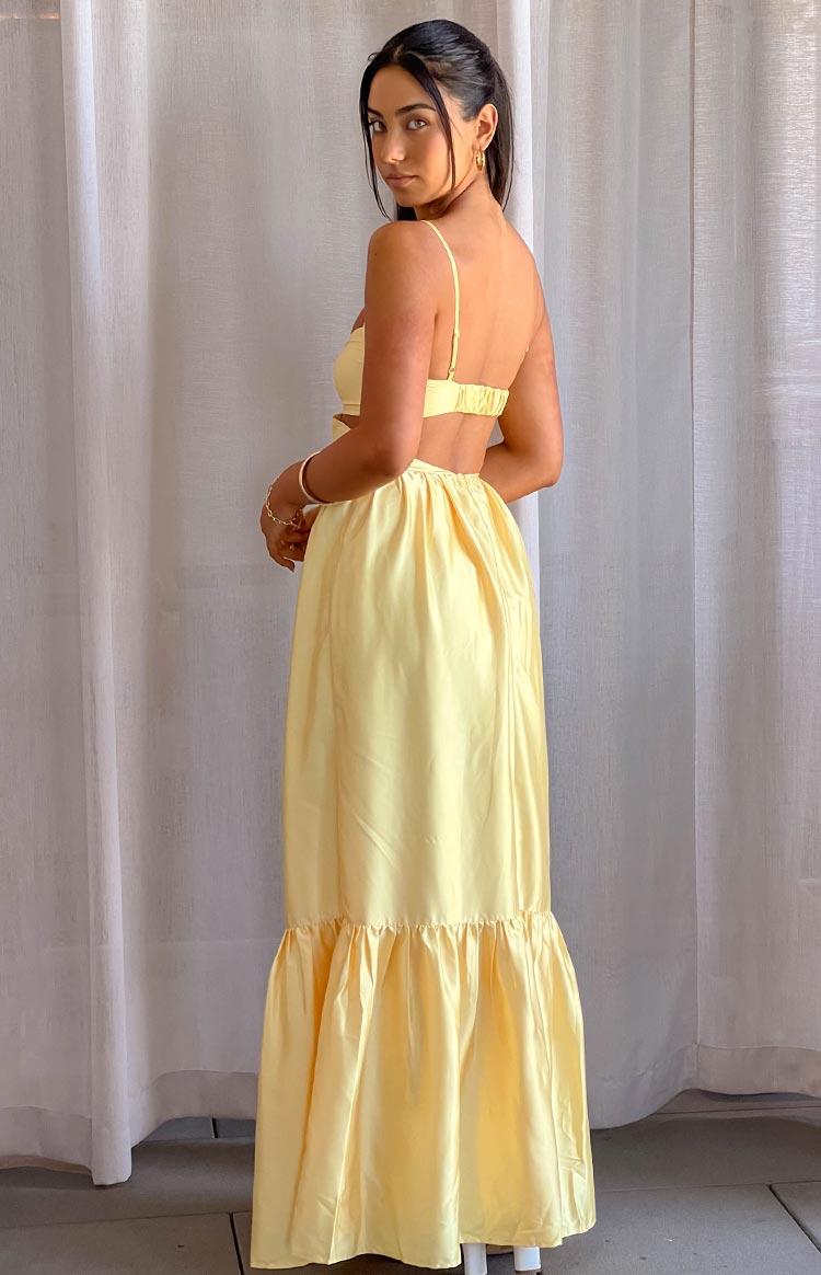 Felicitie Yellow Maxi Dress Product Image
