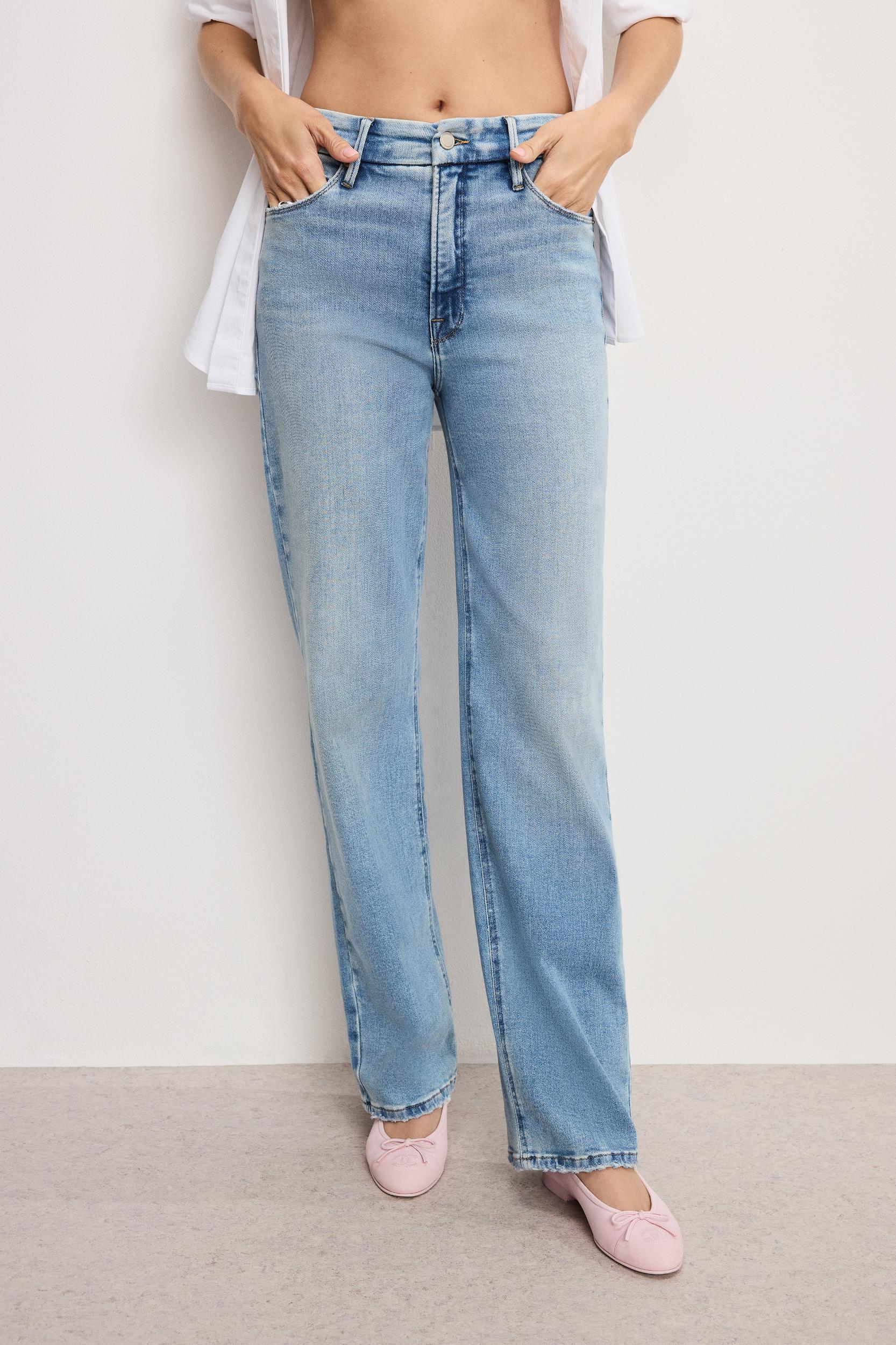 SOFT TECH GOOD TRUE STRAIGHT JEANS | INDIGO1073 Product Image