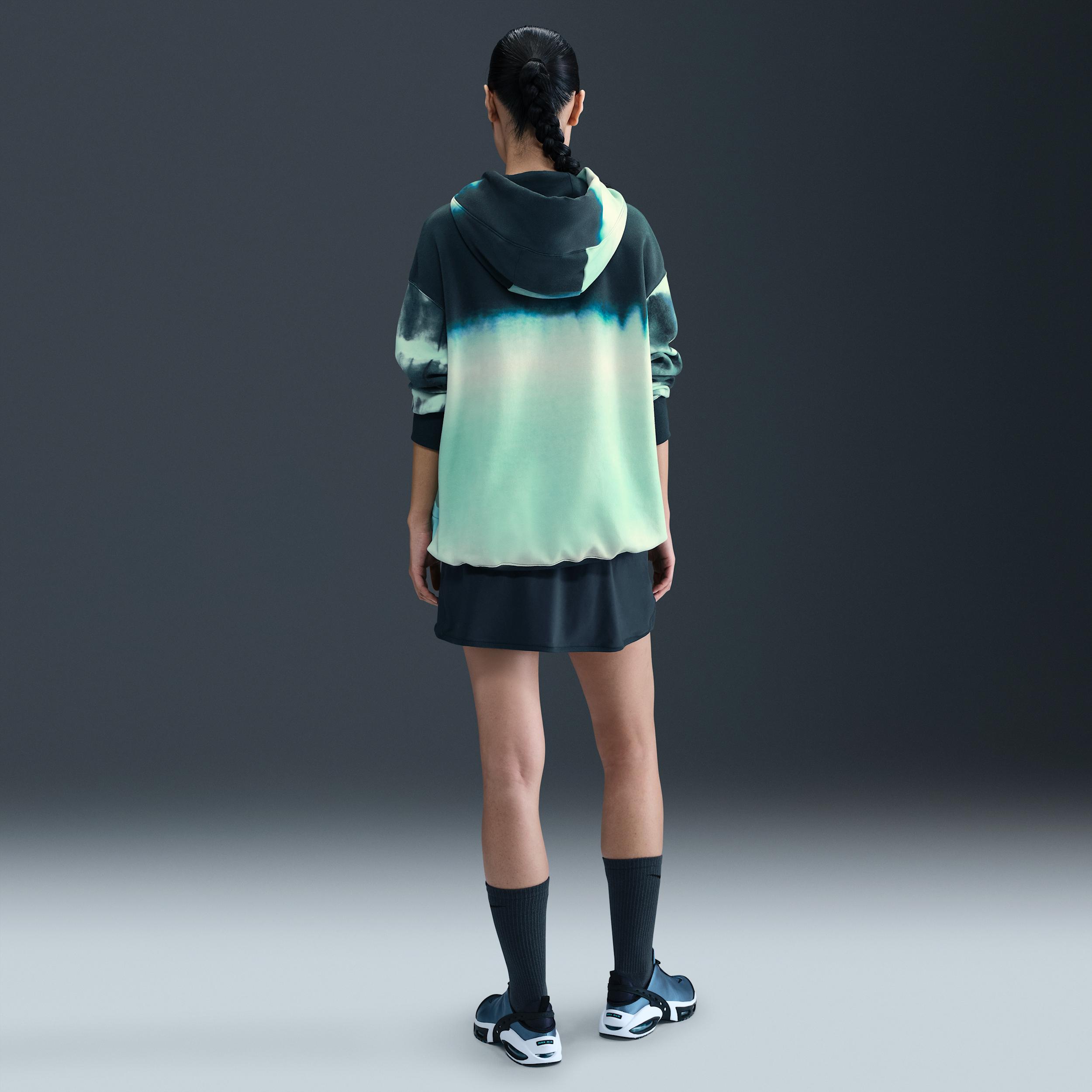 Nike Sportswear Phoenix Fleece x NorBlack NorWhite Women's Oversized Printed Pullover Hoodie Product Image