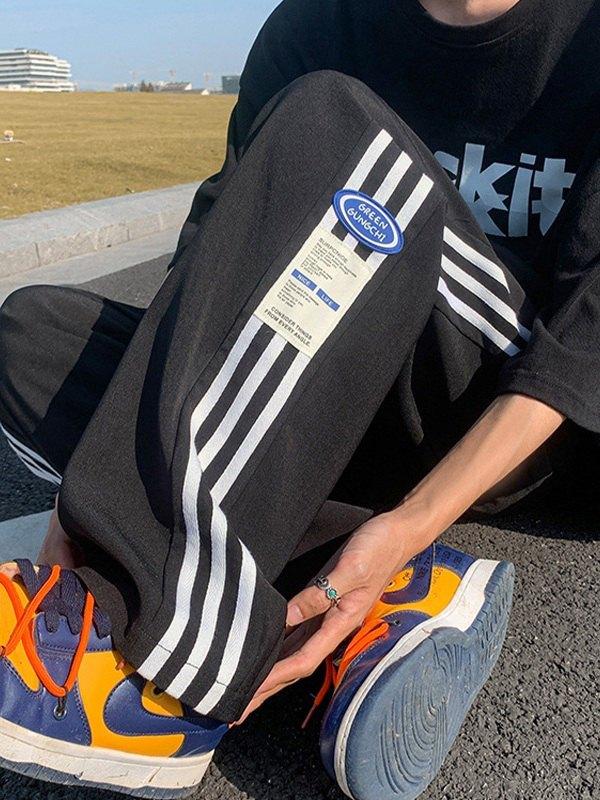 Men's Side Striped Casual Sweatpants Product Image