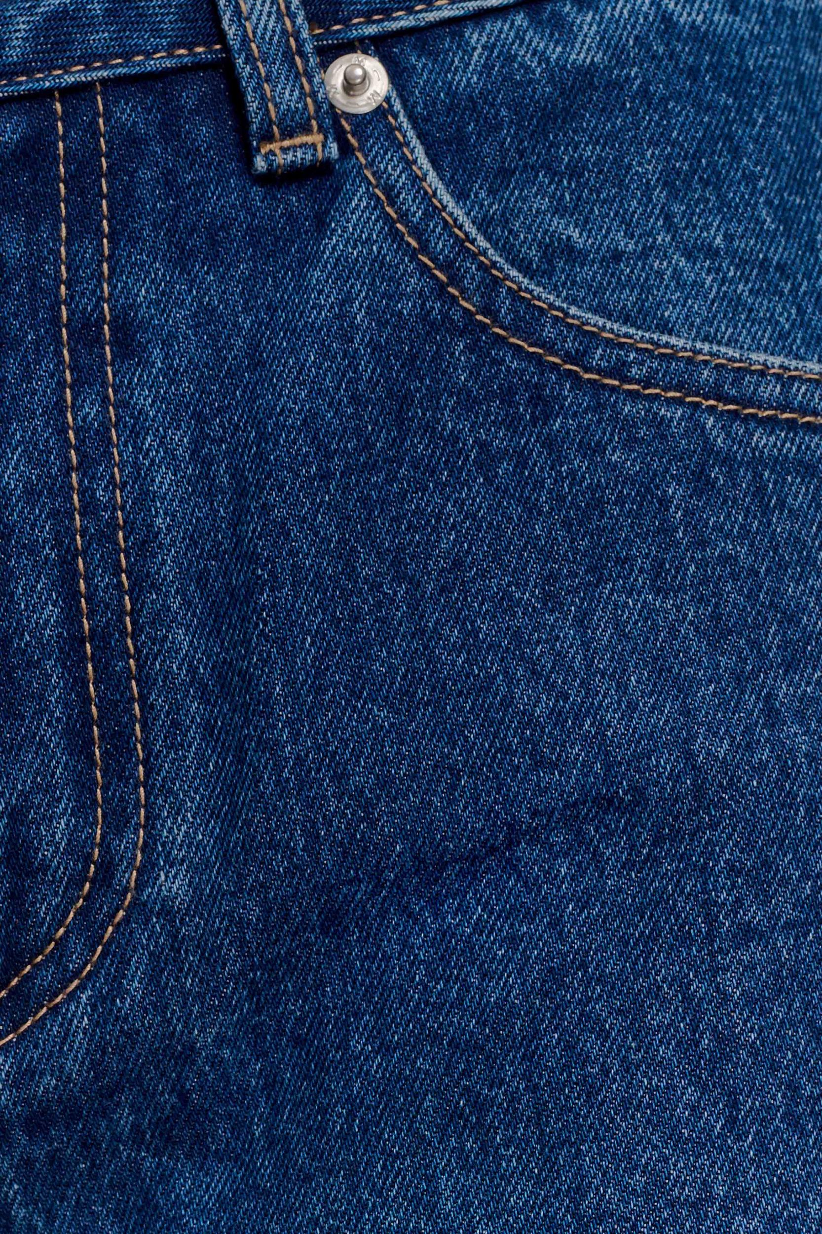 Lioda Oversized Denim Shirt - Dark Blue Product Image