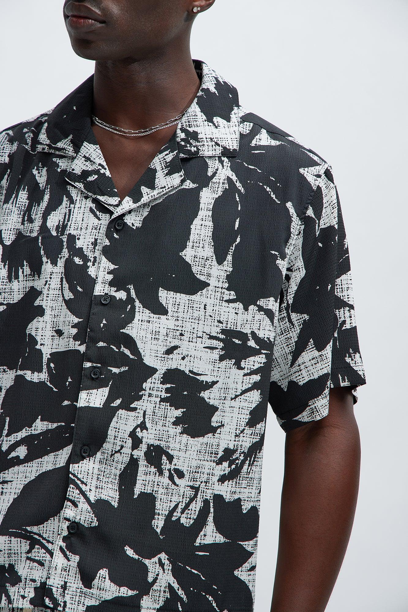 Gazette Textured Shirt - Black/combo Product Image