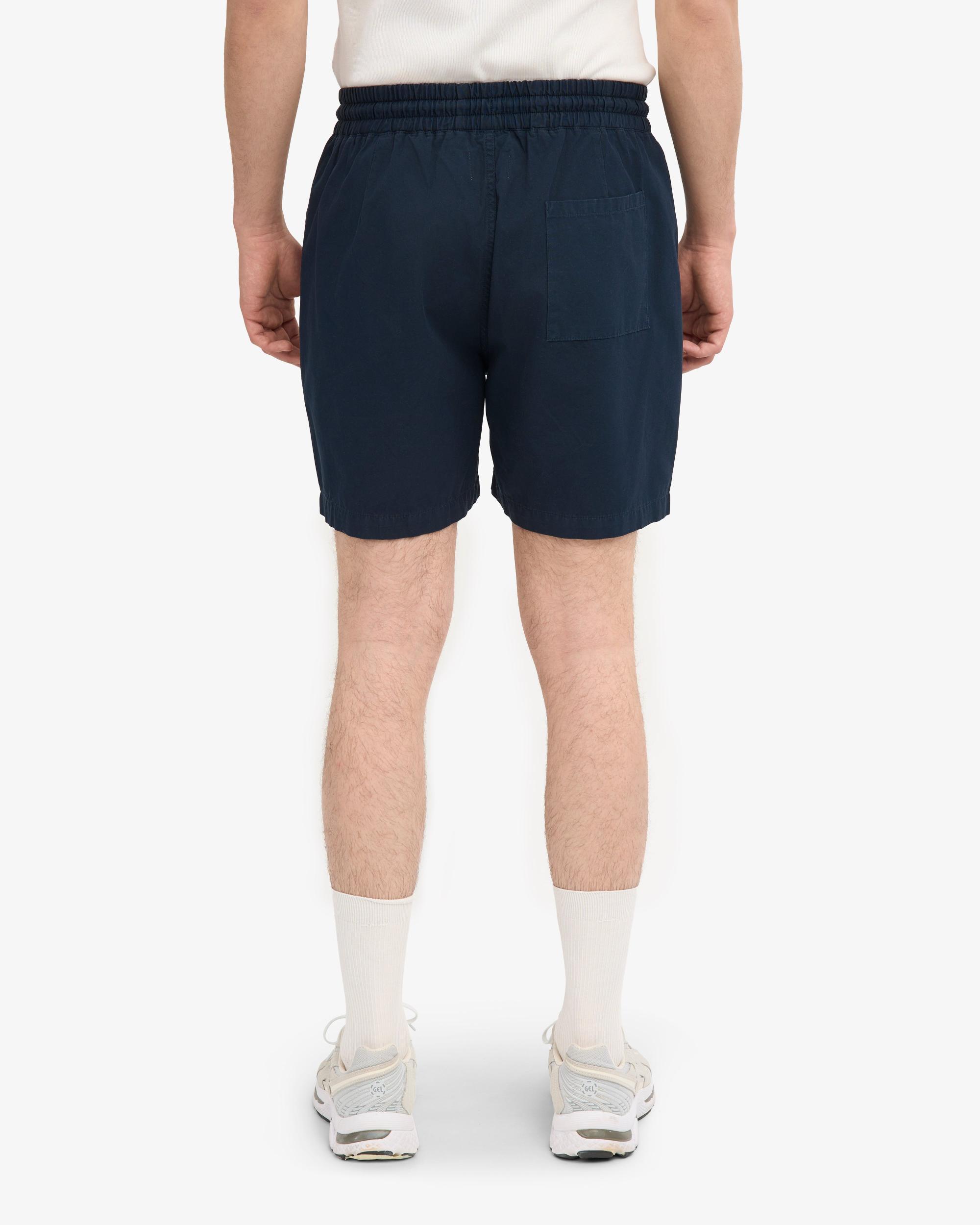 Organic Twill Shorts - Navy Blue Product Image