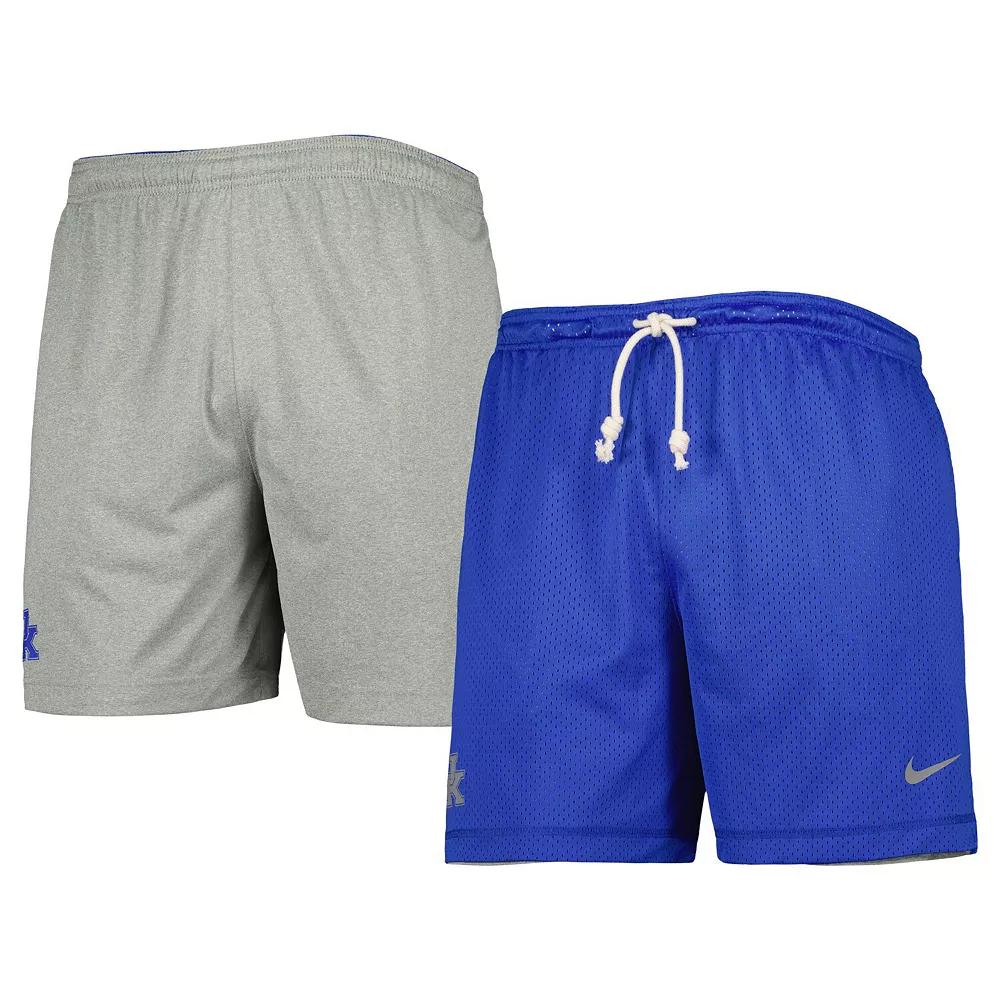 Men's Nike Royal/Gray Kentucky Wildcats Reversible Performance Shorts, Size: 2XL, Blue Product Image