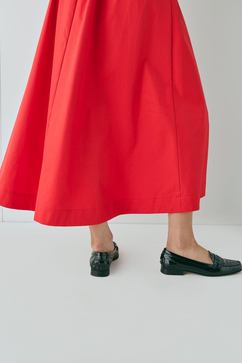 Ruby Midi Skirt Red Product Image