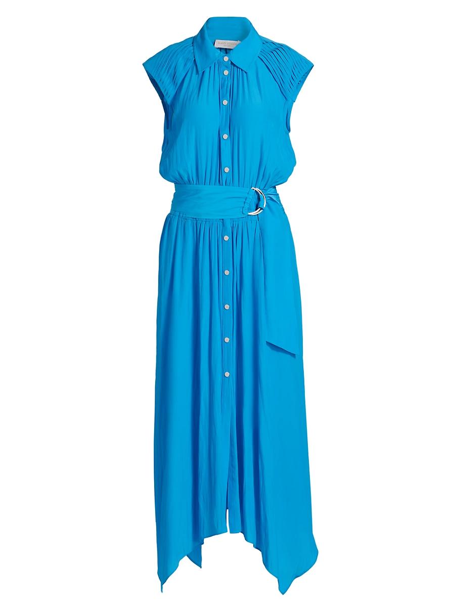 Womens Ivy Belted Sleeveless Shirtdress Product Image