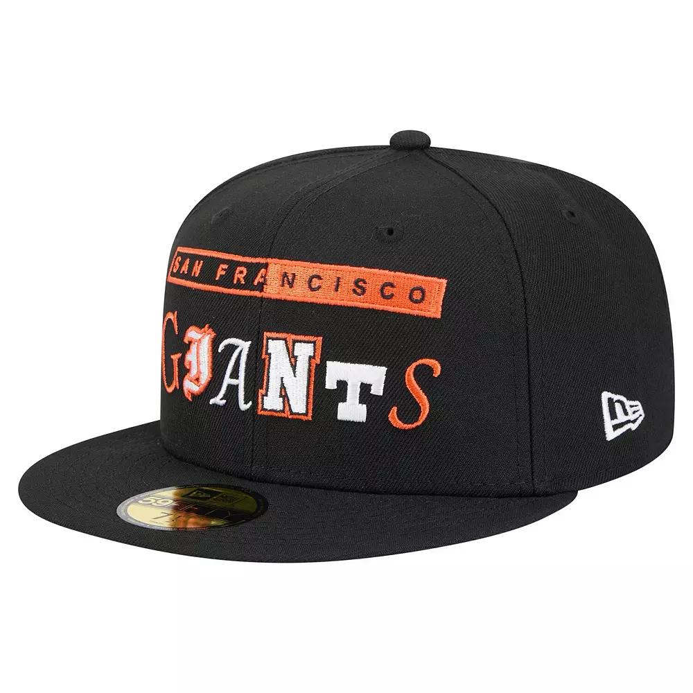 Men's New Era Black San Francisco Giants Ransom 59FIFTY Fitted Hat,  Product Image