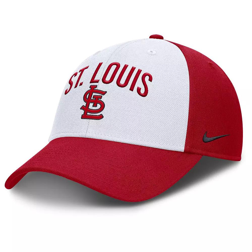 Men's Nike White/Red St. Louis Cardinals Club Performance Adjustable Hat,  Product Image