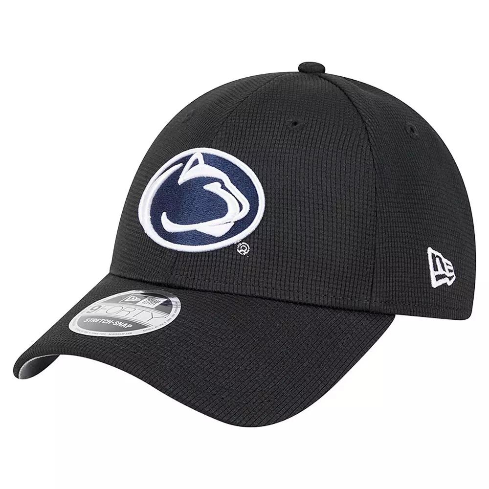 Men's New Era Black Penn State Nittany Lions Pivot 9FORTY Stretch-Snap Adjustable Hat Product Image