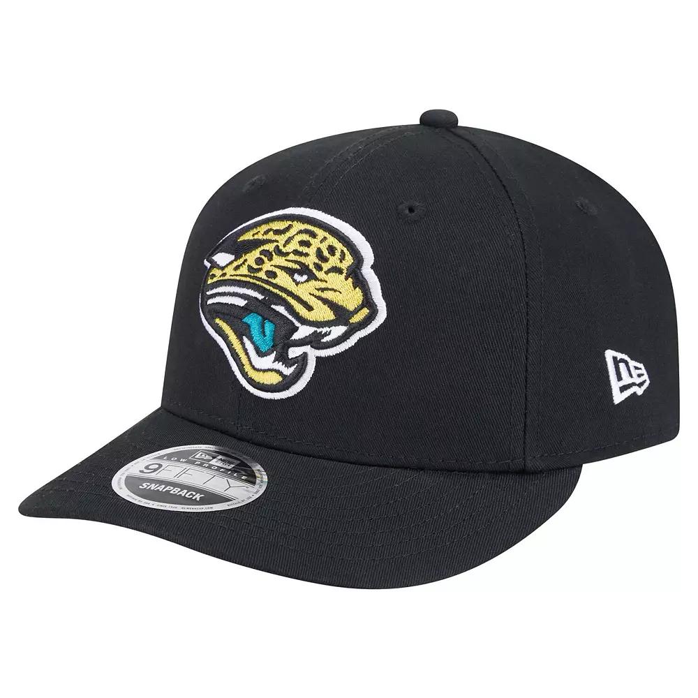 Men's New Era Black Jacksonville Jaguars Main Low Profile 9FIFTY Snapback Hat Product Image