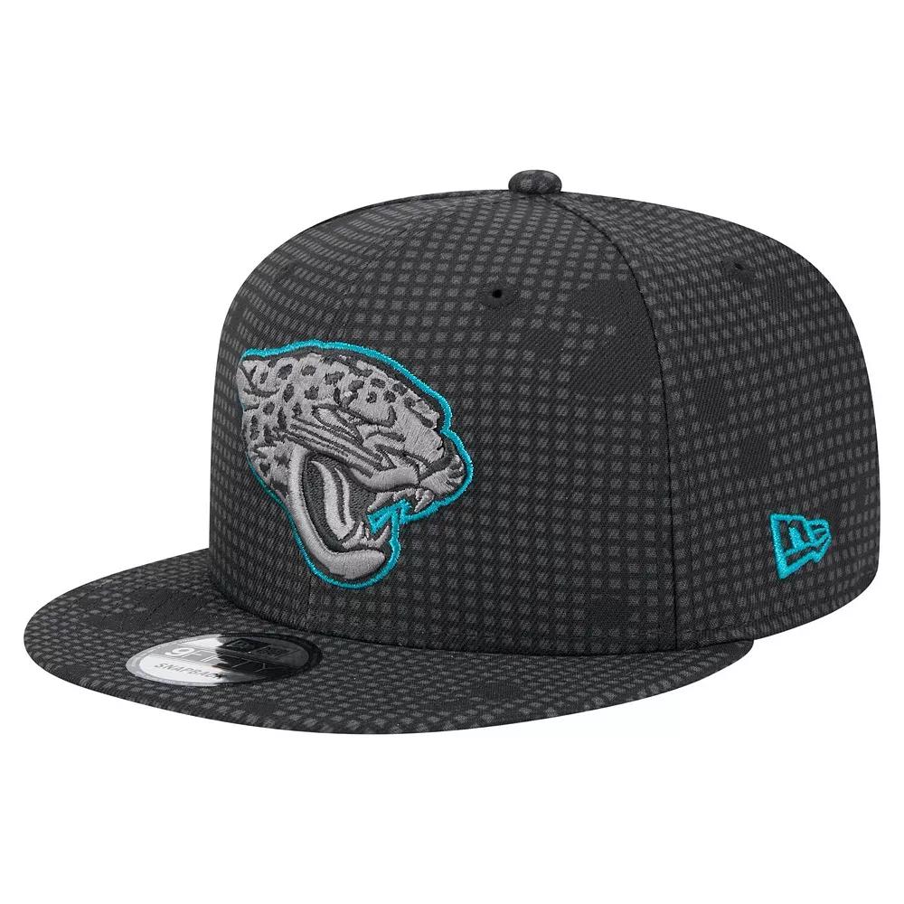 Men's New Era Black Jacksonville Jaguars Midnight Ink Pop Outline 9FIFTY Snapback Hat Product Image