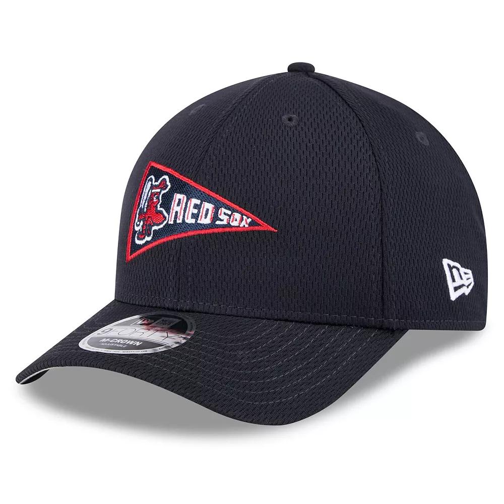 Men's New Era Navy Boston Red Sox 2025 MLB Clubhouse 9FORTY M-Crown Adjustable Hat, Blue Product Image