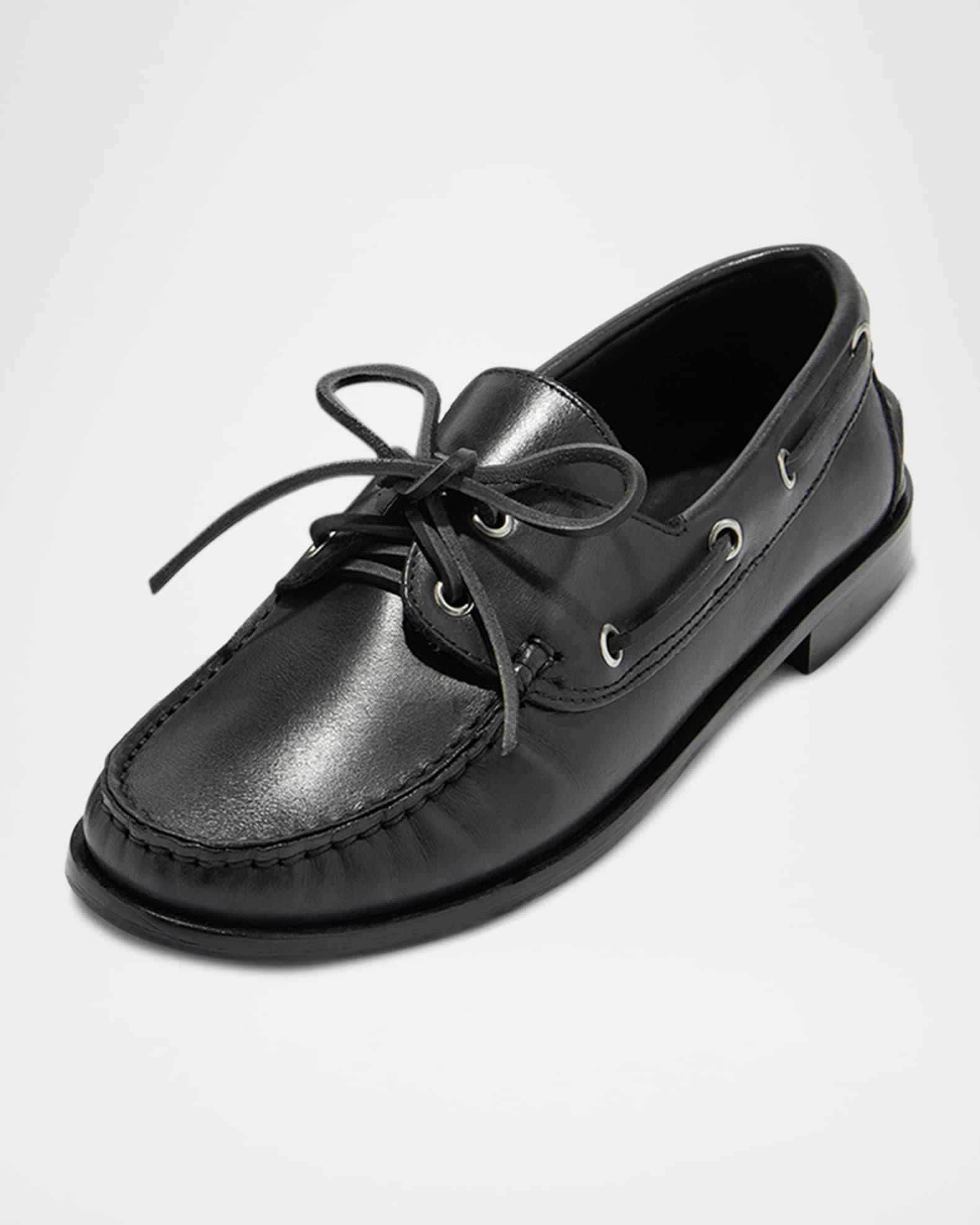 Harris Calfskin Lace-Up Loafers Product Image