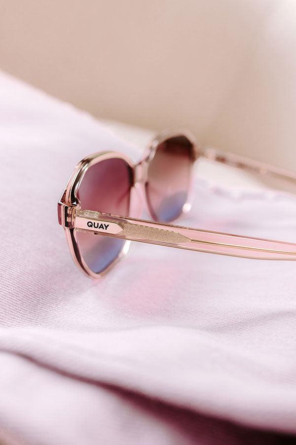 Quay Guess Again Oversized Sunnies in Brown Product Image