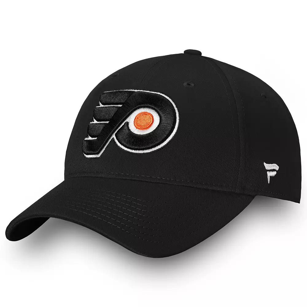 Men's Fanatics Branded Black Philadelphia Flyers Core Adjustable Hat, Fly Black Product Image