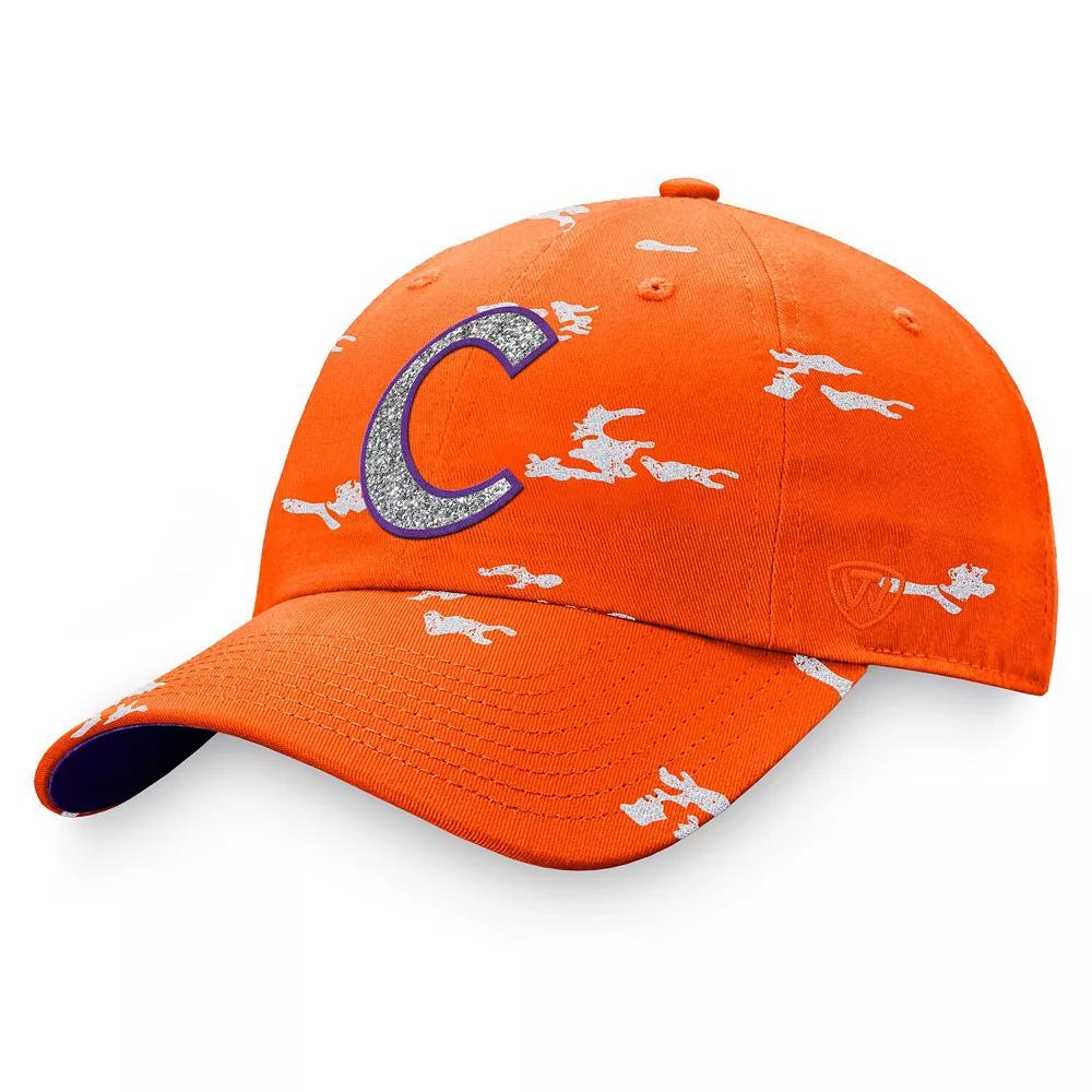 Women's Top of the World Orange Clemson Tigers OHT Military Appreciation Betty Adjustable Hat Product Image