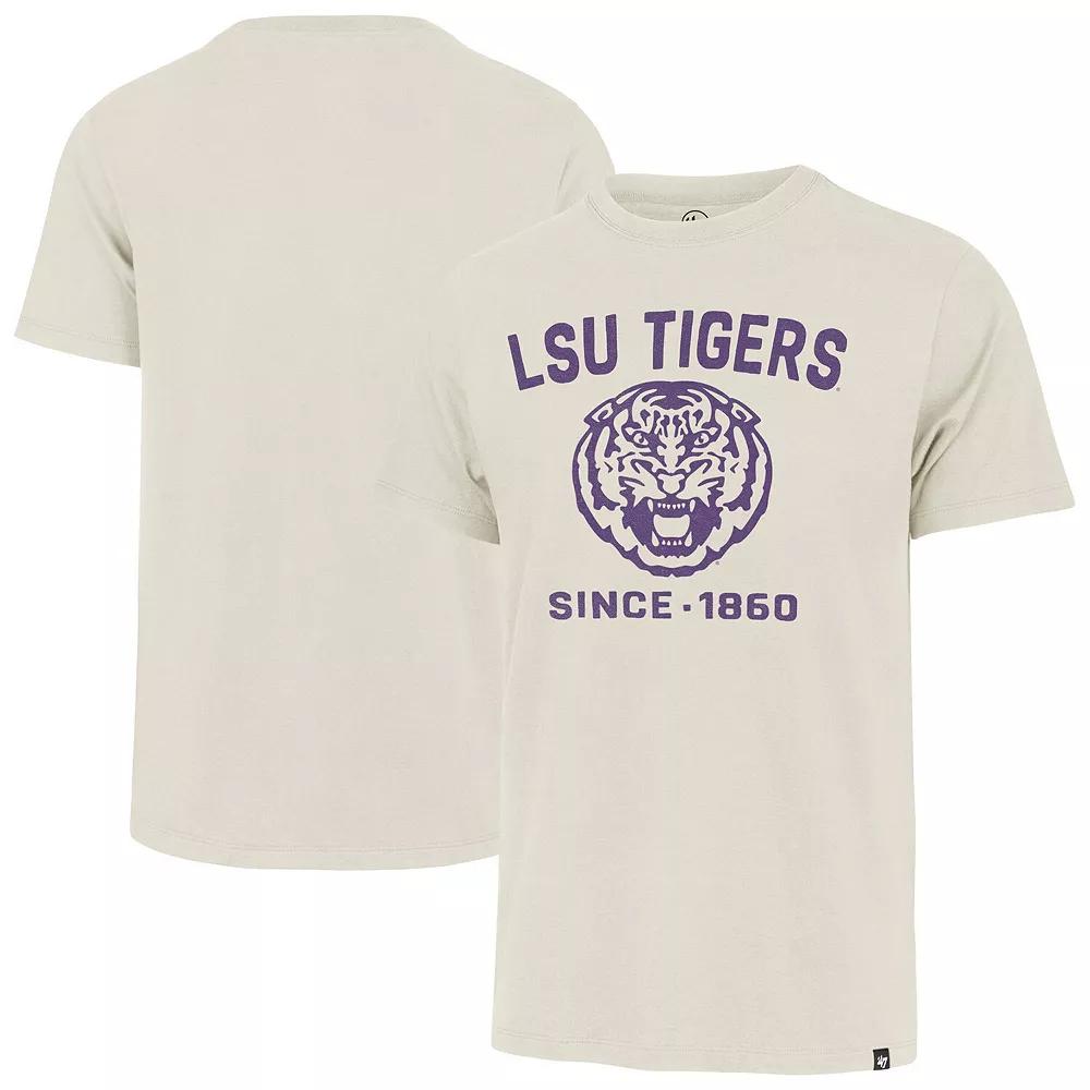 Men's '47 Cream LSU Tigers Duster Franklin T-Shirt, Size: XL, Beige Product Image