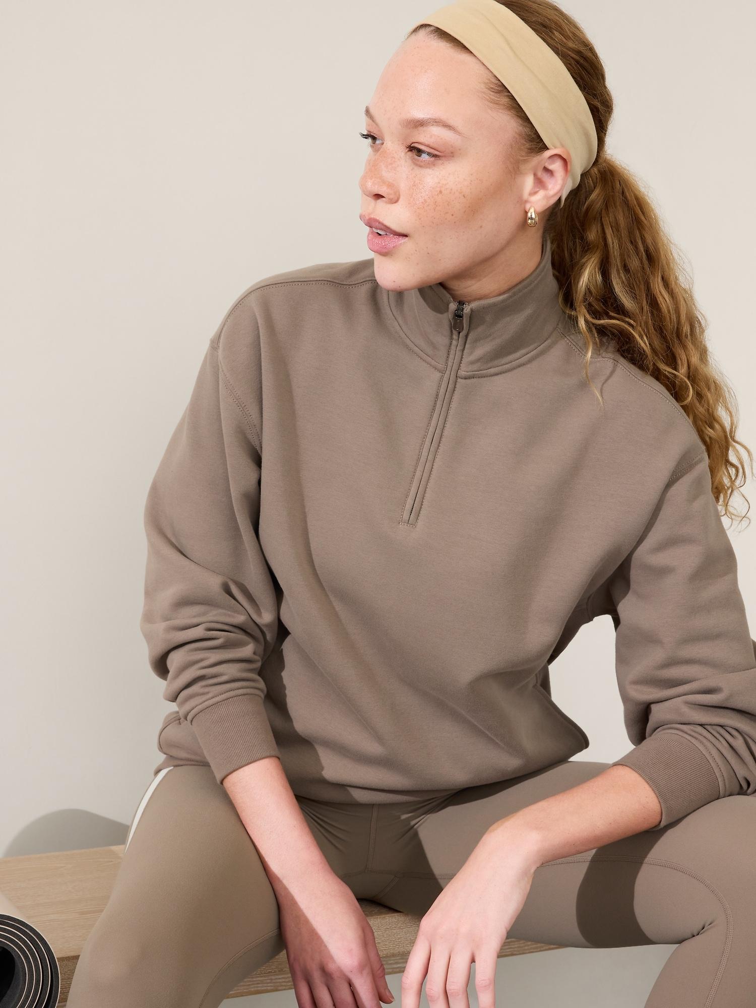 Power of She Forever Fleece 1/4 Zip Sweatshirt Product Image