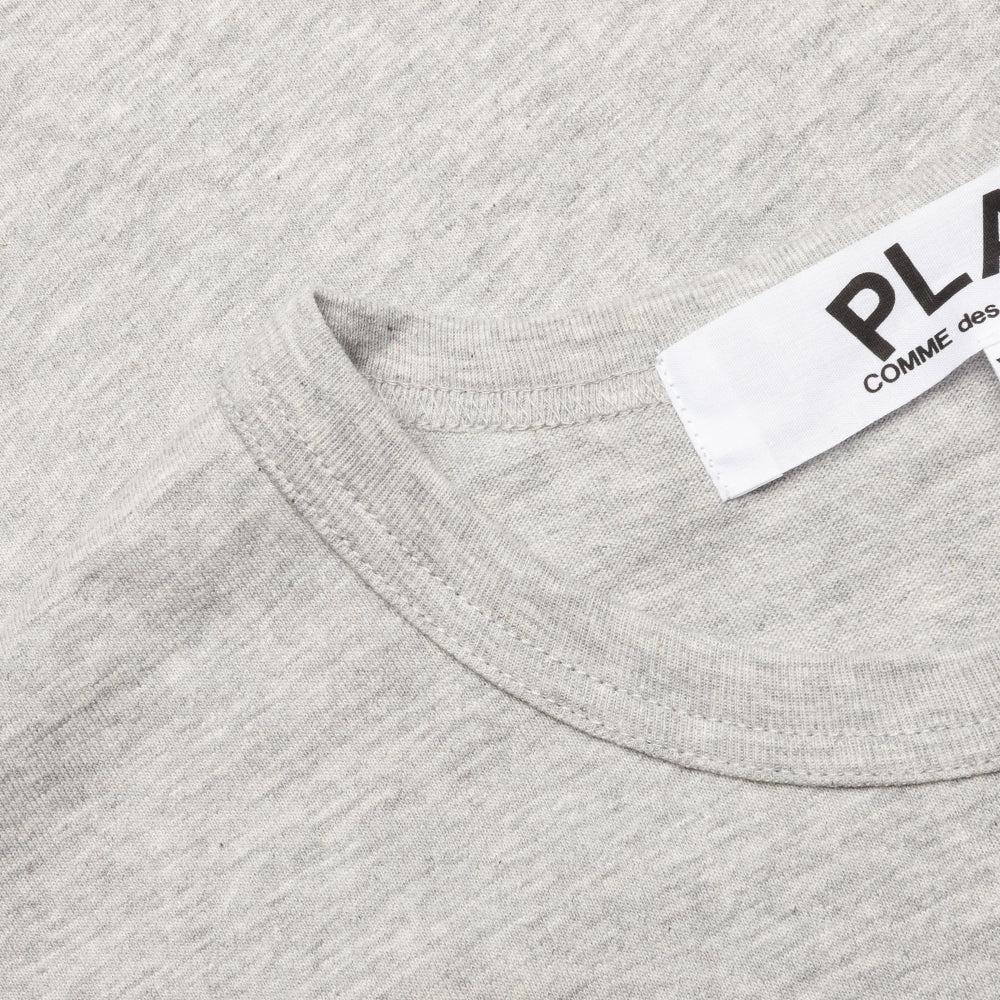 Grey Heart Logo L/S Tee - Grey Male Product Image
