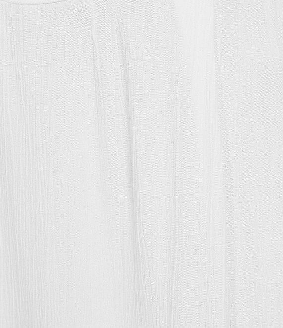 Angie U-Neckline Short Sleeve Empire Midi Dress Product Image