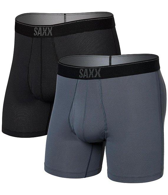 SAXX Quest Quick-Dry Mesh 5#double; Inseam Printed Boxer Briefs 2-Pack Product Image