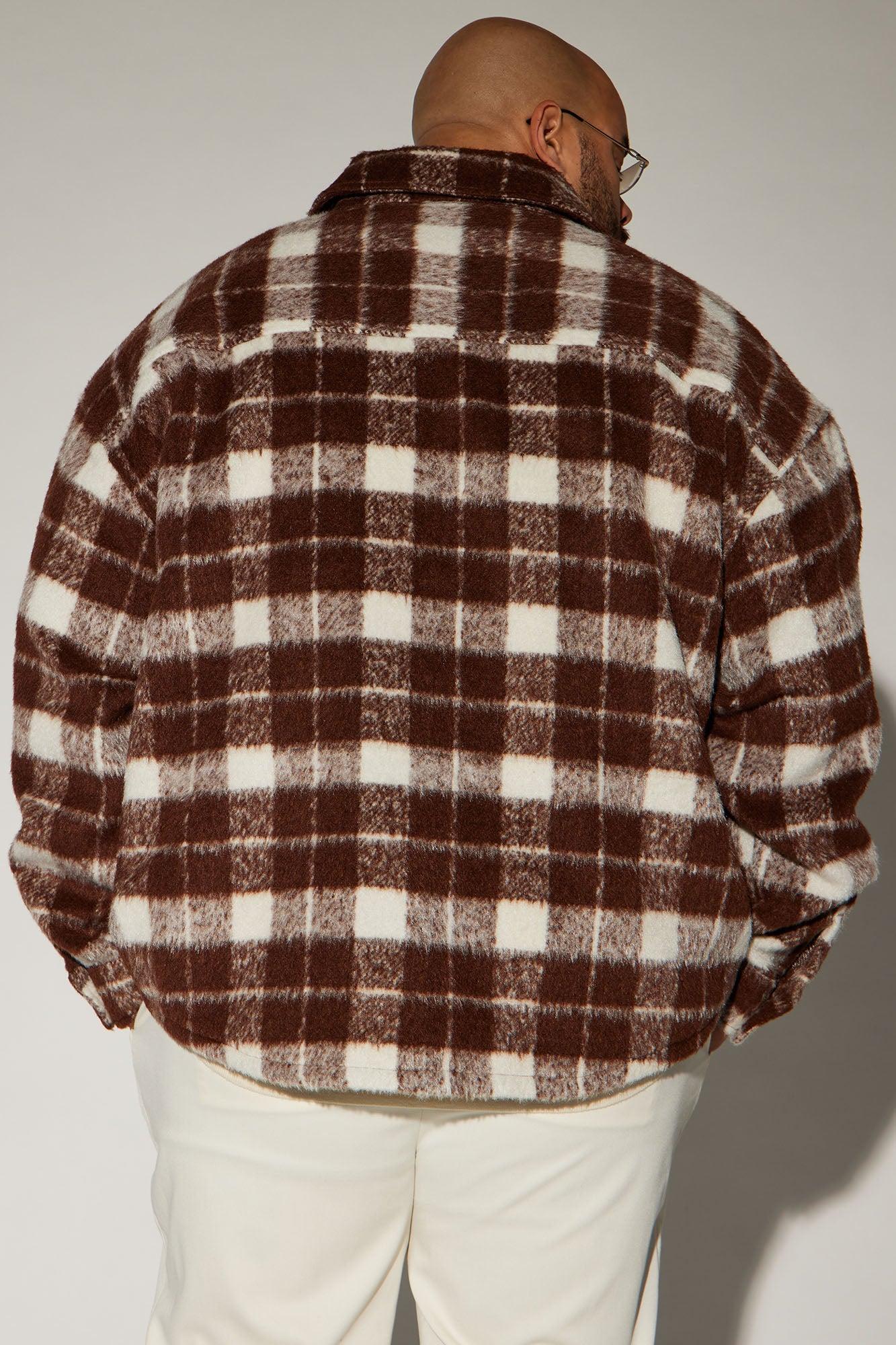 See What Happens Shacket - Brown/combo Product Image