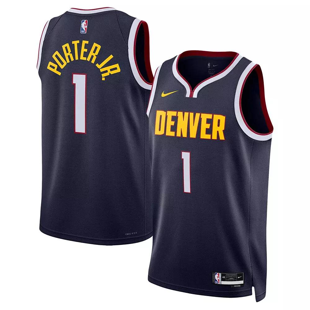 Unisex Nike Michael Porter Jr. Navy Denver Nuggets Swingman Jersey - Icon Edition, Adult Unisex,  Product Image