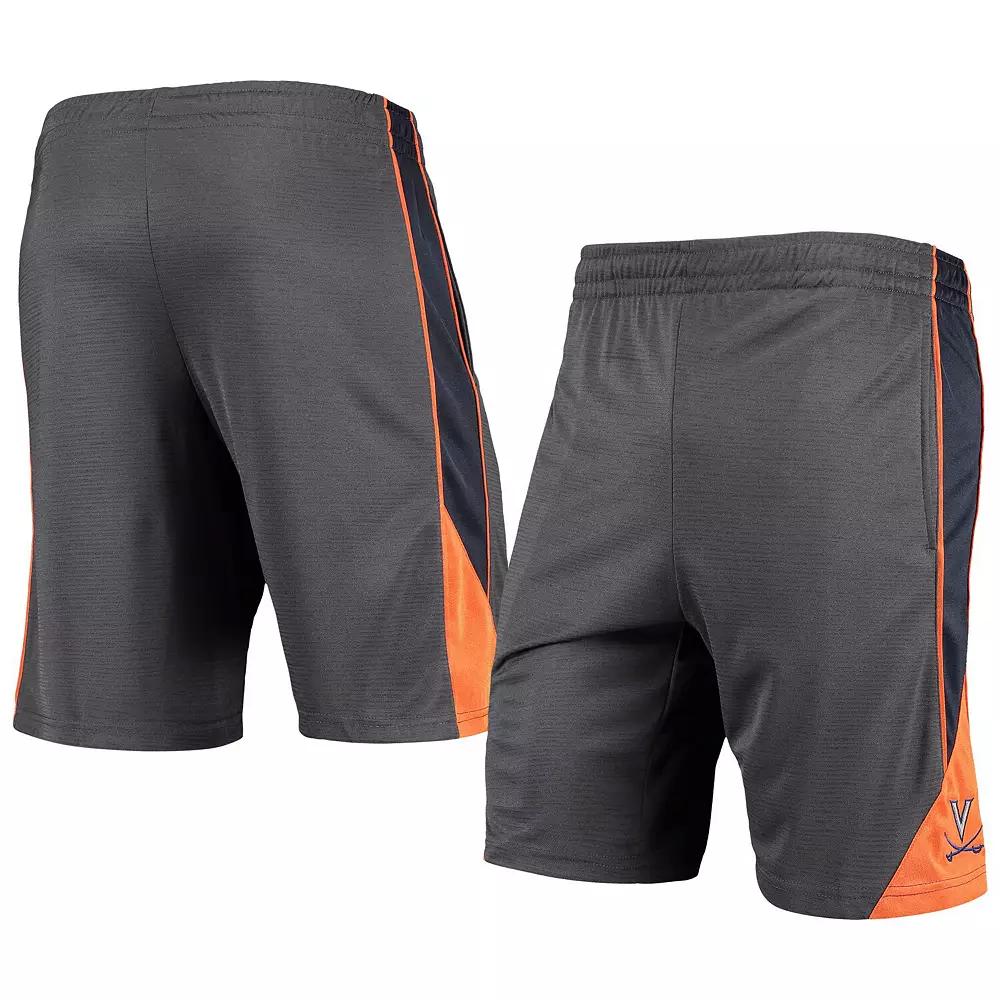 Men's Colosseum Charcoal Virginia Cavaliers Team Turnover Shorts,  Product Image