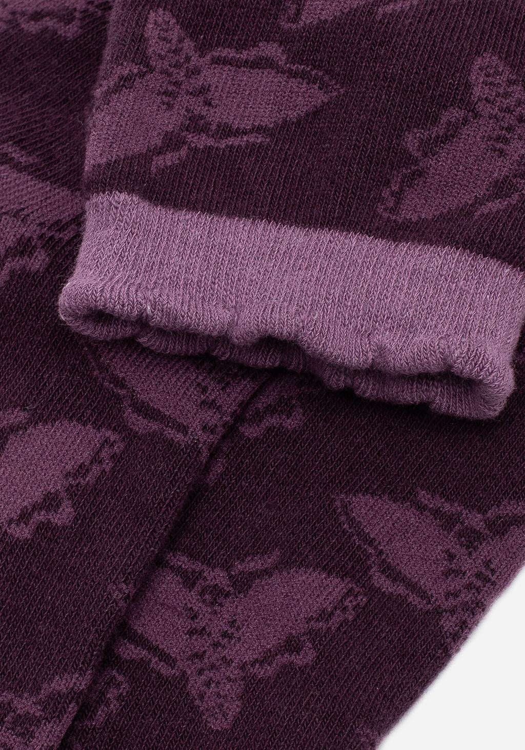 Mortmoth Jacquard Knit Socks Product Image