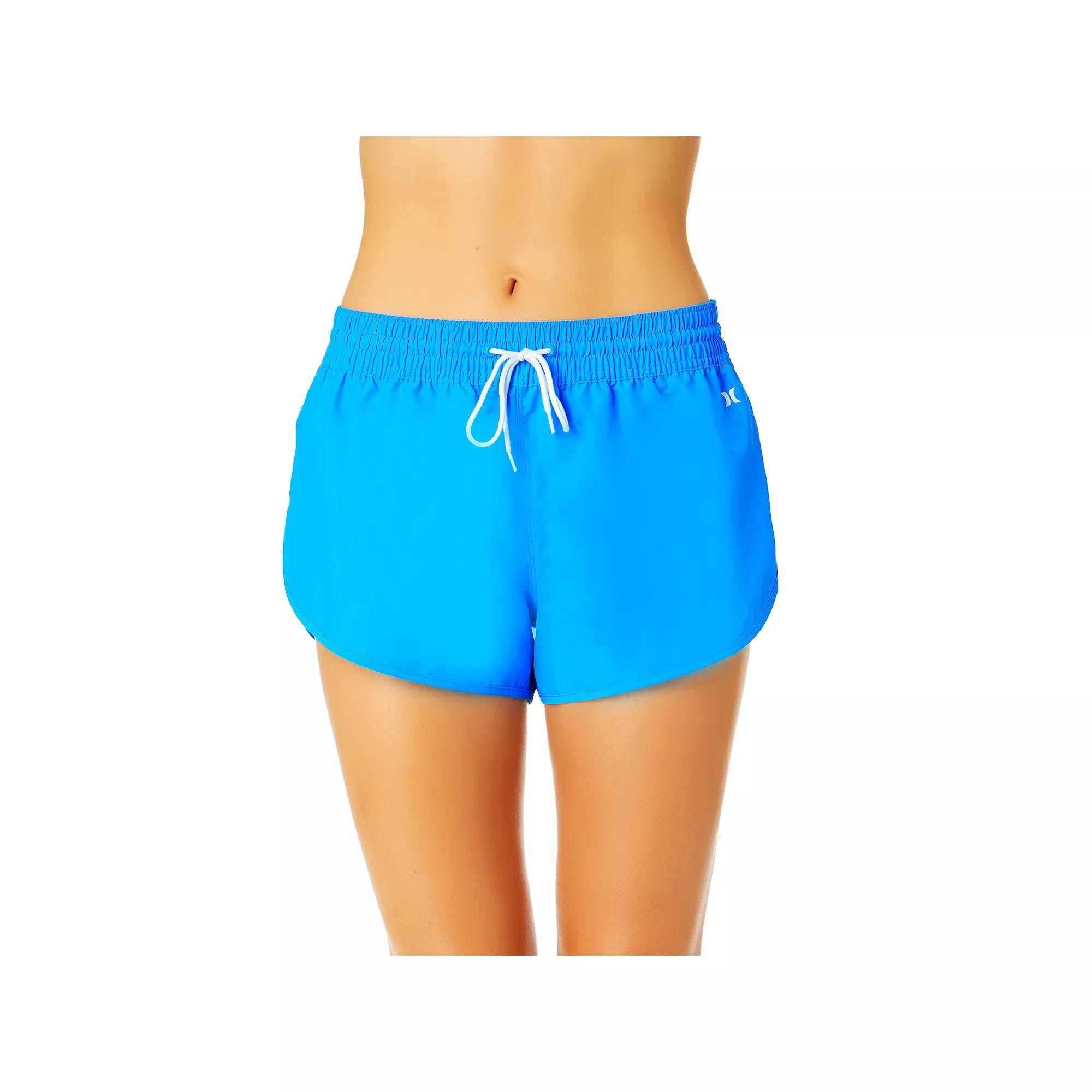 Juniors' Hurley Solid 3-in. Inseam Beachrider Board Shorts, Women's, Size: Small, Wisteria Product Image