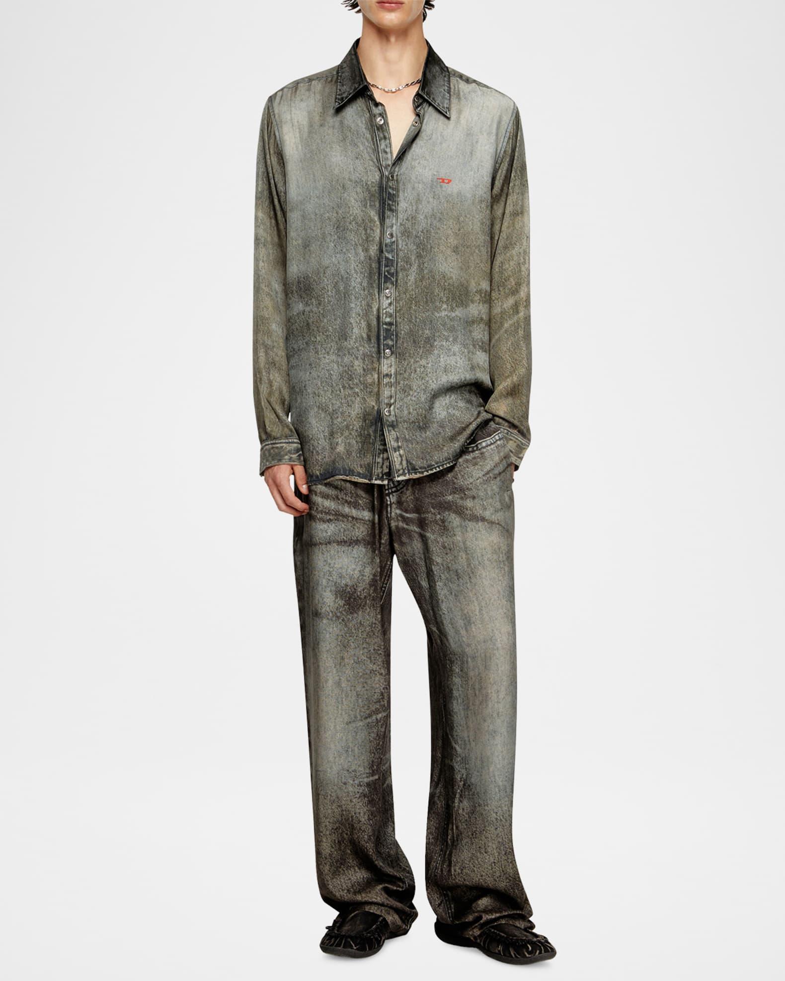 Men's P-Theck-LKCT Viscose Five-Pocket Pants Product Image