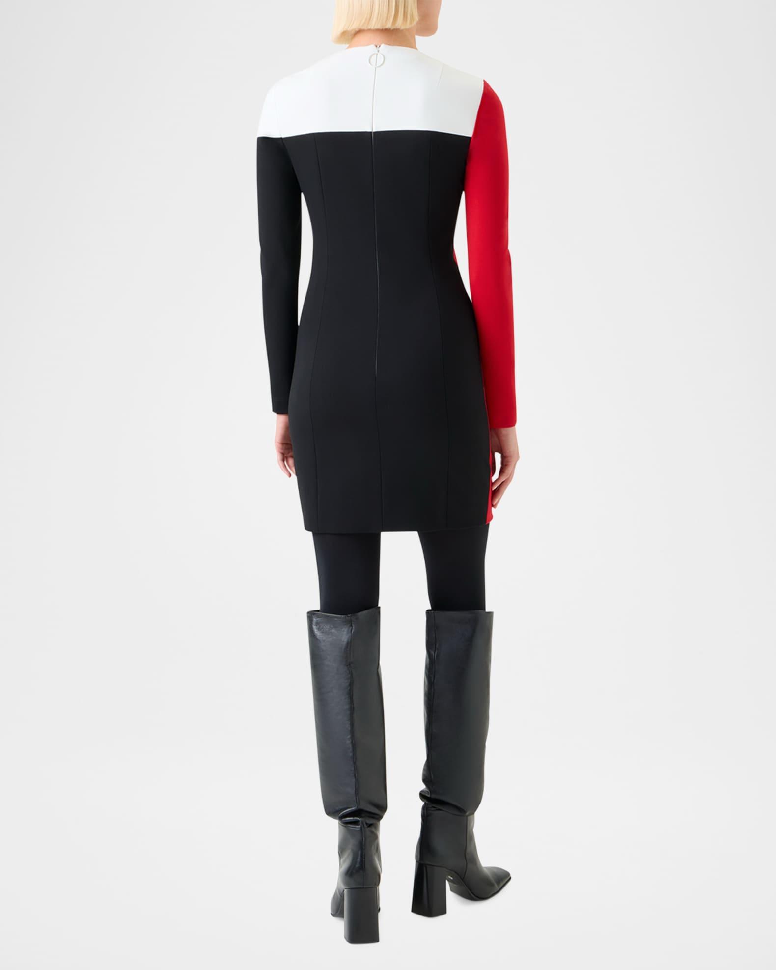 Colorblock Signature Viscose Stretch Jersey Mini Dress Product Image