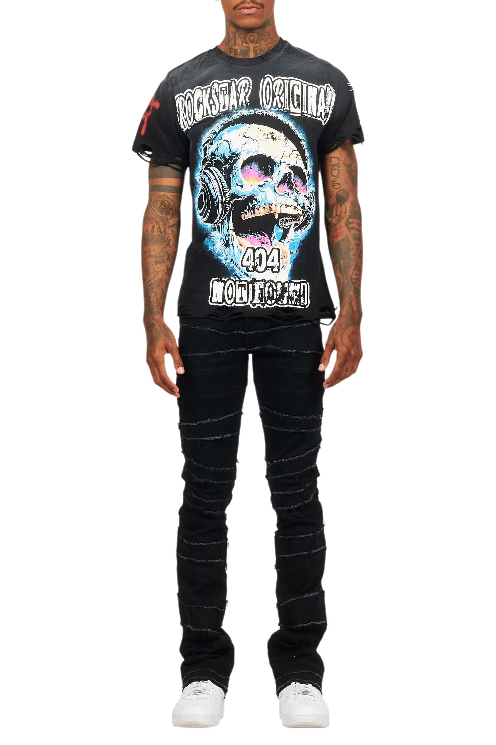 Meagan Black Graphic Short Sleeve Tee Female Product Image