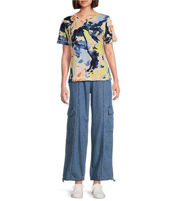 Westbound Pull-On Crosshatch Bungee Waistband Pants Product Image