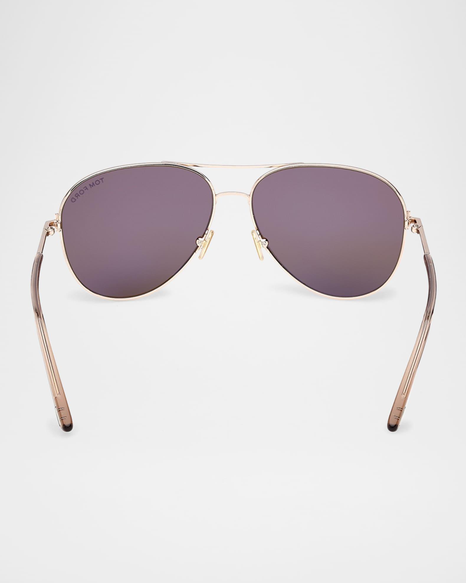 Clark Metal Aviator Sunglasses Product Image