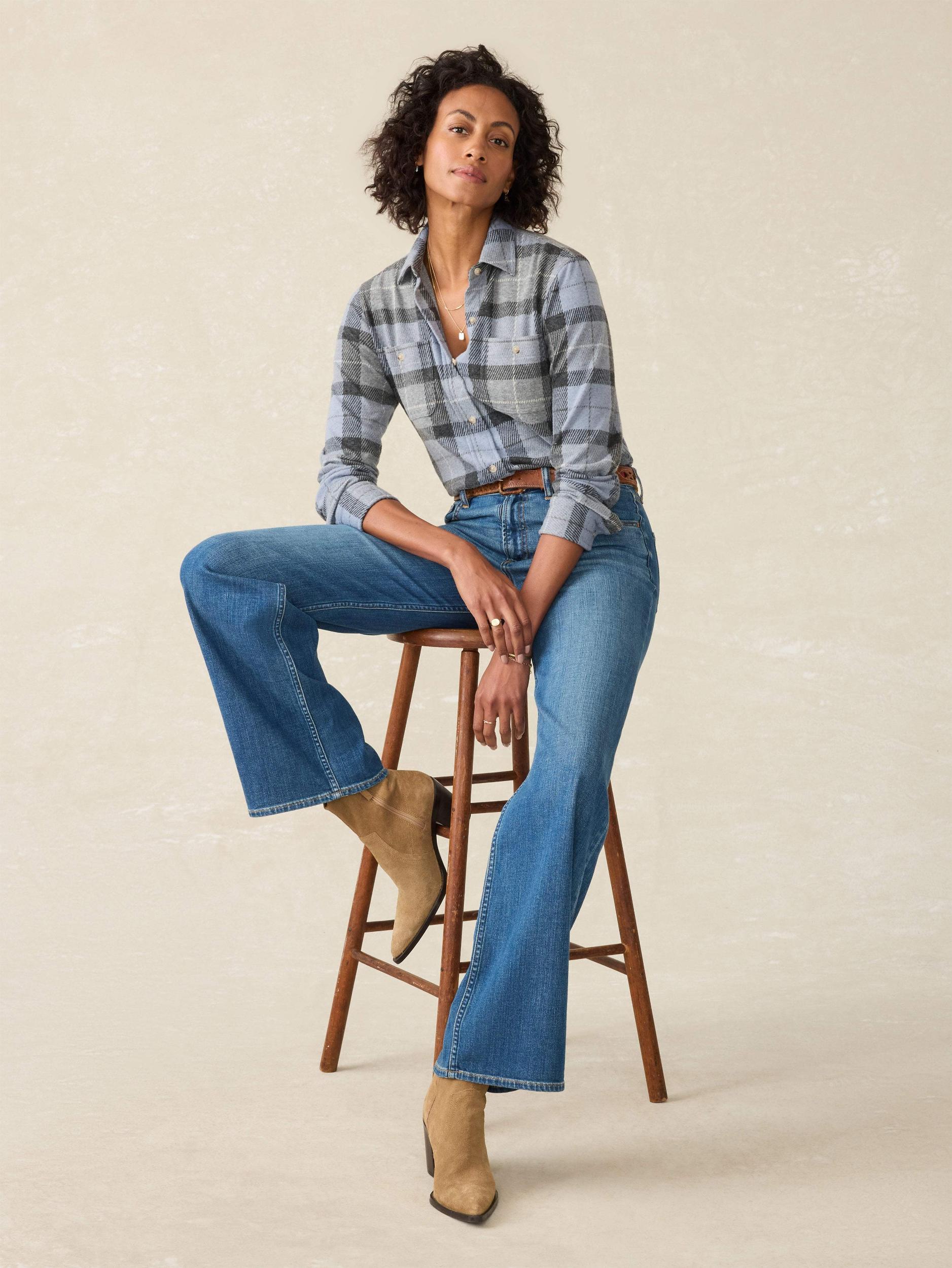 Legend™ Sweater Shirt - True North Plaid Female Product Image