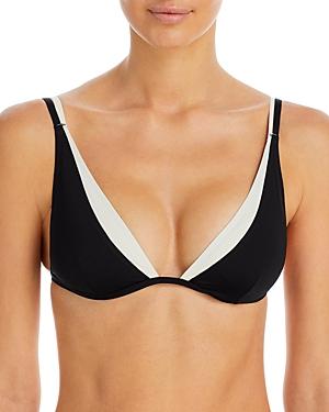 L*Space Finneas Color Block Double Strap Bikini Top Product Image