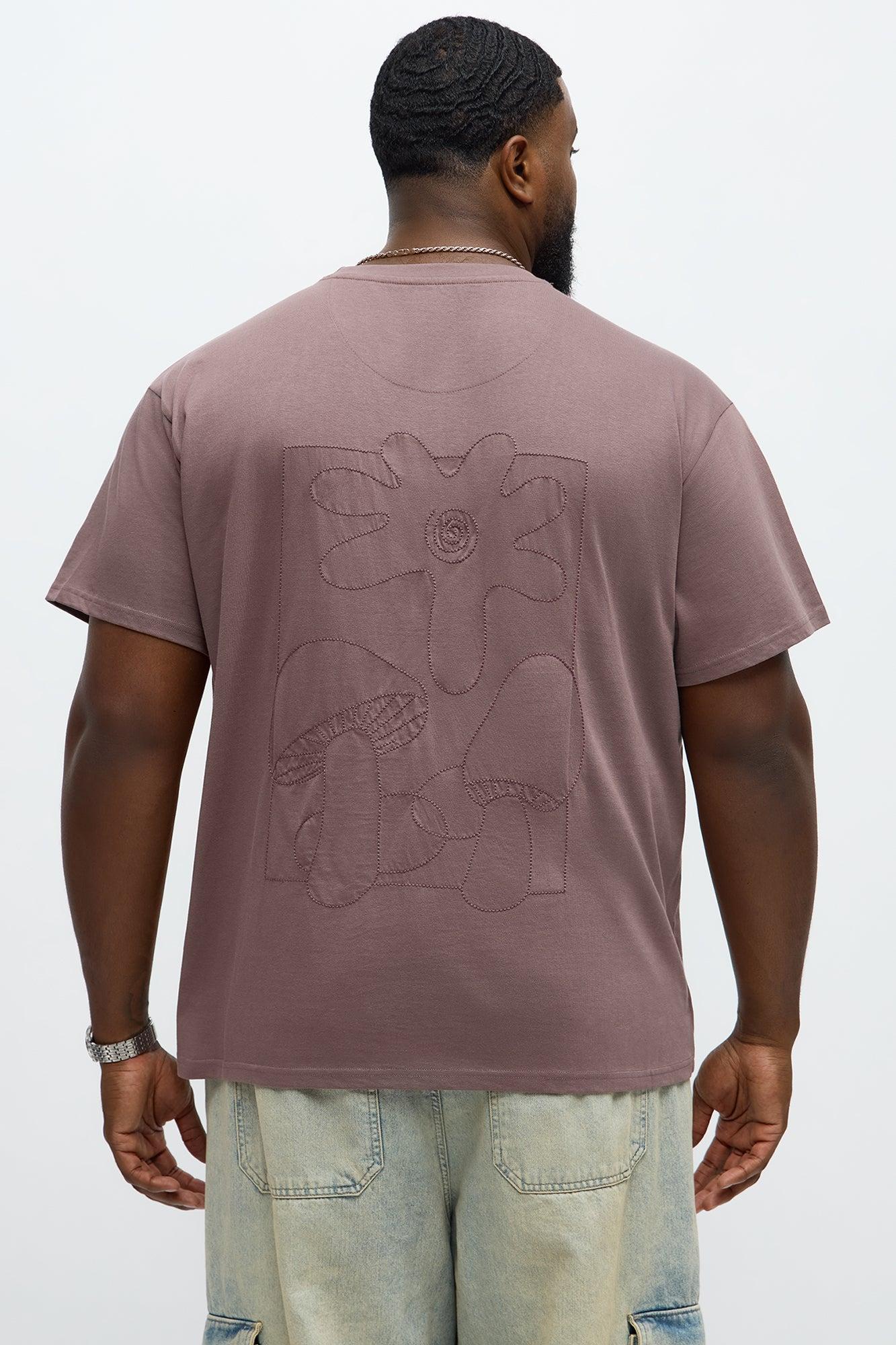 Crazy Nature Short Sleeve Tee - Purple Male Product Image