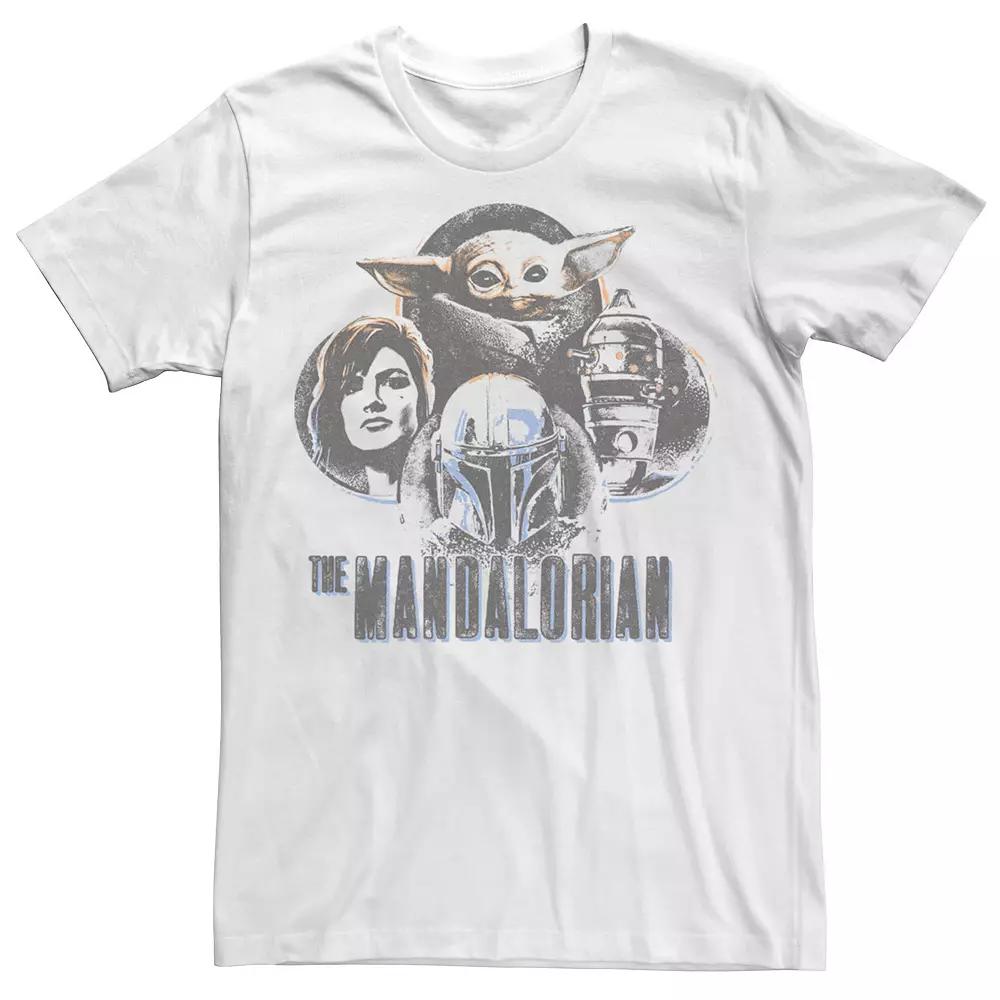 Men's Star Wars The Mandalorian Mando Circles Group Shot Tee,  Product Image
