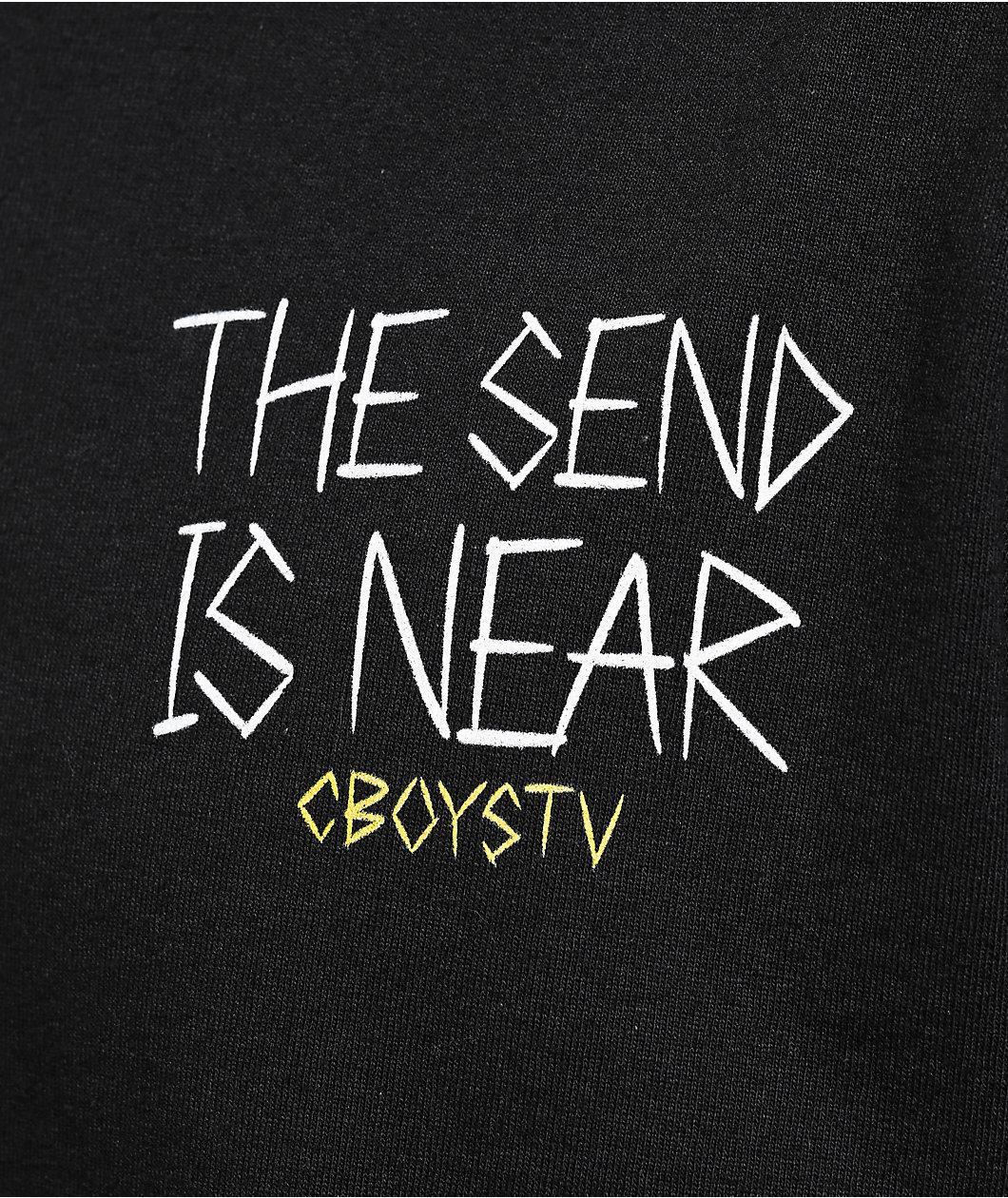 CboysTV Send Is Near Black T-Shirt Product Image