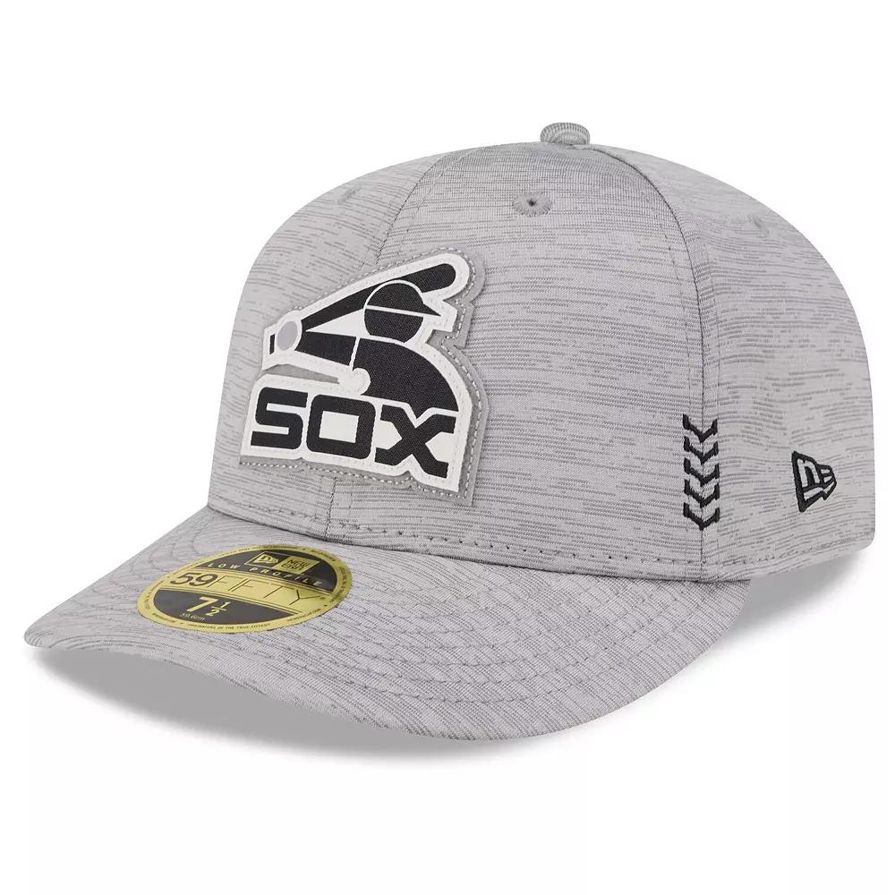 Men's New Era  Gray Chicago White Sox 2024 Clubhouse Low Profile 59FIFTY Fitted Hat, Size: 7 1/4, Grey Product Image