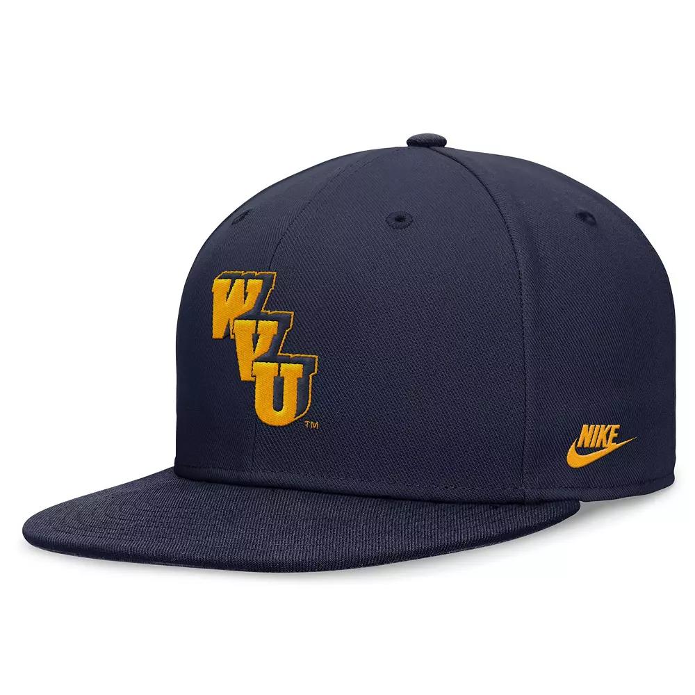 Men's Nike Navy West Virginia Mountaineers Legacy True Fitted Hat,  Product Image