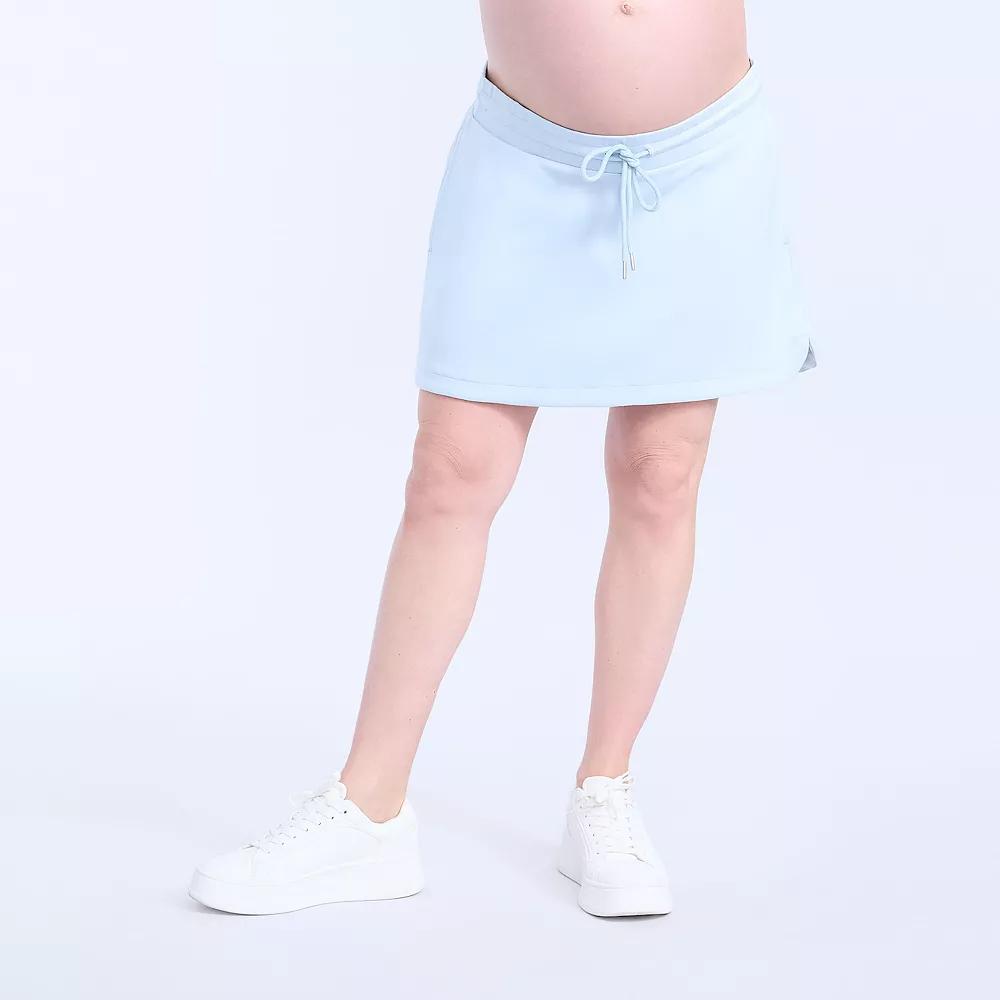 Maternity Motherhood® Pull-On Trapeze Mini Skirt, Women's,  Product Image