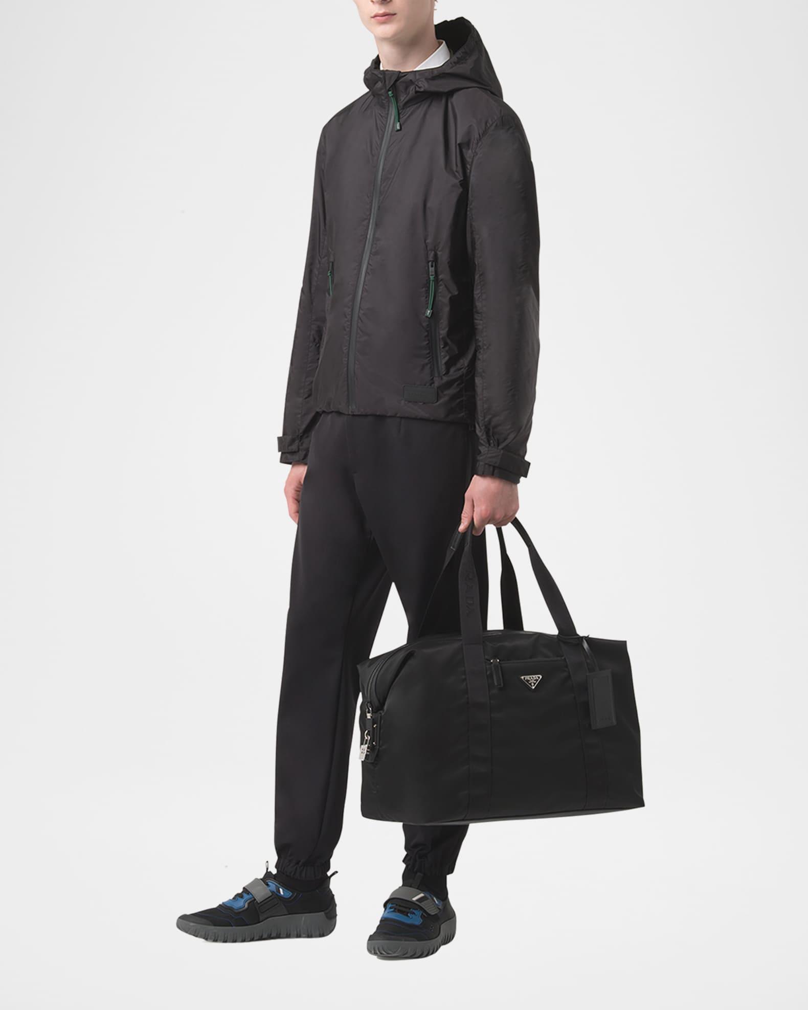 Men's Re-Nylon & Saffiano Leather Duffel Bag Product Image