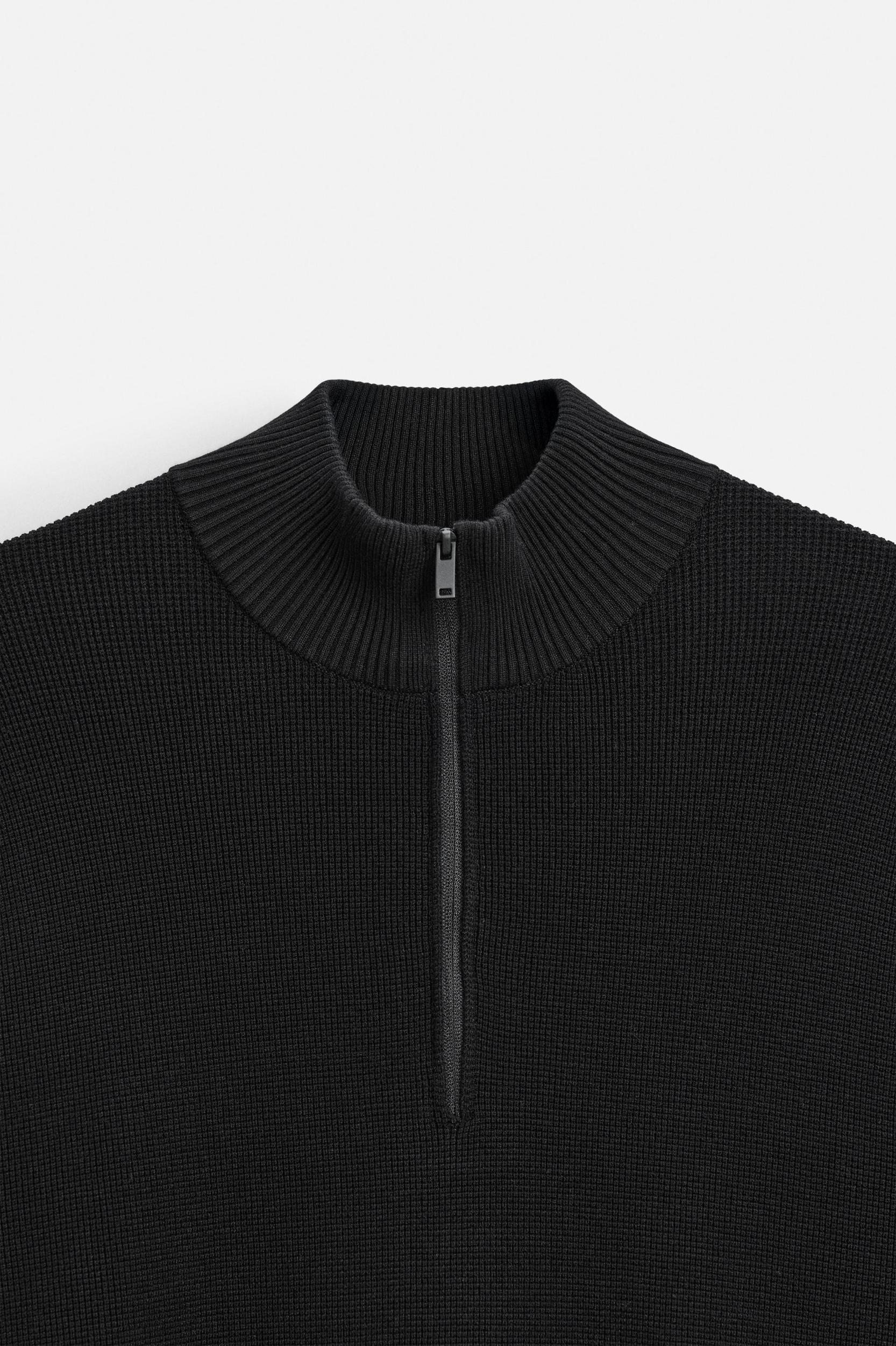 ZIP COLLAR SWEATER Product Image