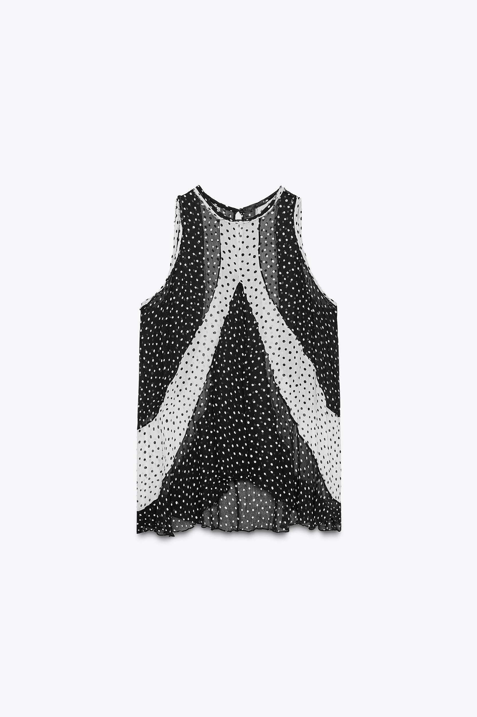 POLKA DOT TOP ZW COLLECTION Product Image