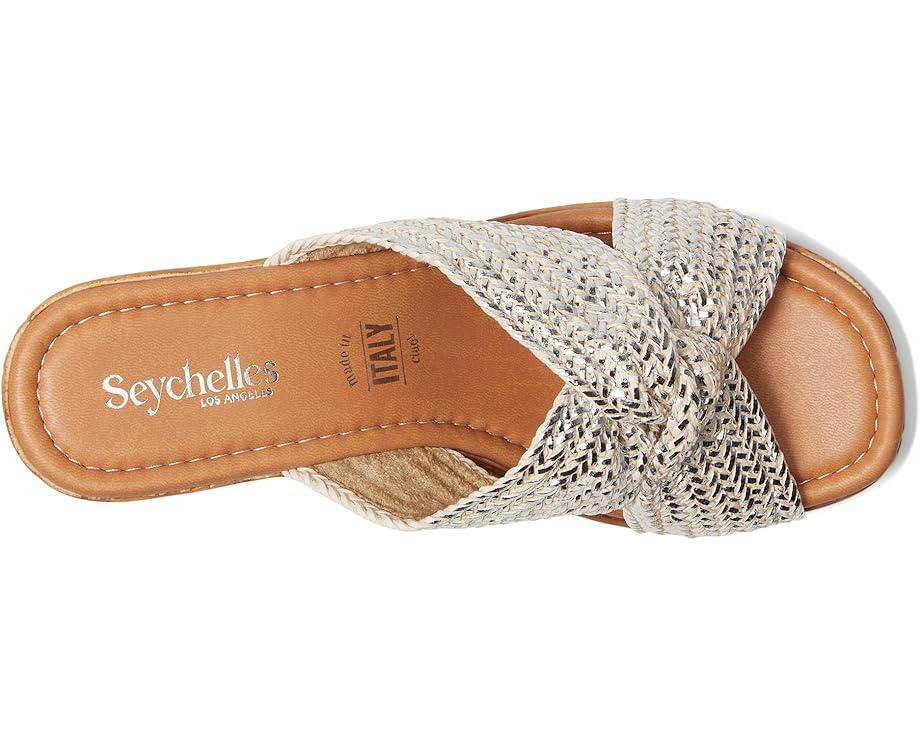 Adorned Raffia Slide Sandal Product Image