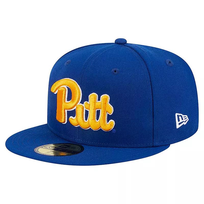 Men's New Era Blue Pitt Panthers 59FIFTY Fitted Hat,  Product Image